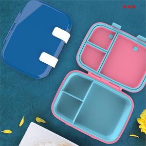 Lonchera Patentada al por Mayor para Estudiantes, <span class=keywords><strong>con</strong></span> Compartimentos, Libre de BPA, Compatible <span class=keywords><strong>con</strong></span> NDA, para Niños - Product Image 4