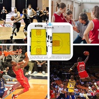 Presse-papiers magnétique effaçable à sec double face personnalisé en PVC pour le basket-ball en plastique durable