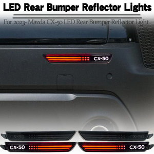 Luz Antiniebla Trasera LED para Parachoques Mazda CX-50 CX50 <span class=keywords><strong>2022</strong></span> <span class=keywords><strong>2023</strong></span> 2024, Funciones 3 en 1: Reflector, Luz Antiniebla, Luz de Freno, Señal de Giro Dinámica - Product Image 2