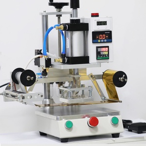 Machine de marquage à chaud pneumatique compacte pour logo de marque sur cuir et bois, avec estampage personnalisé à chaud - Product Image 5