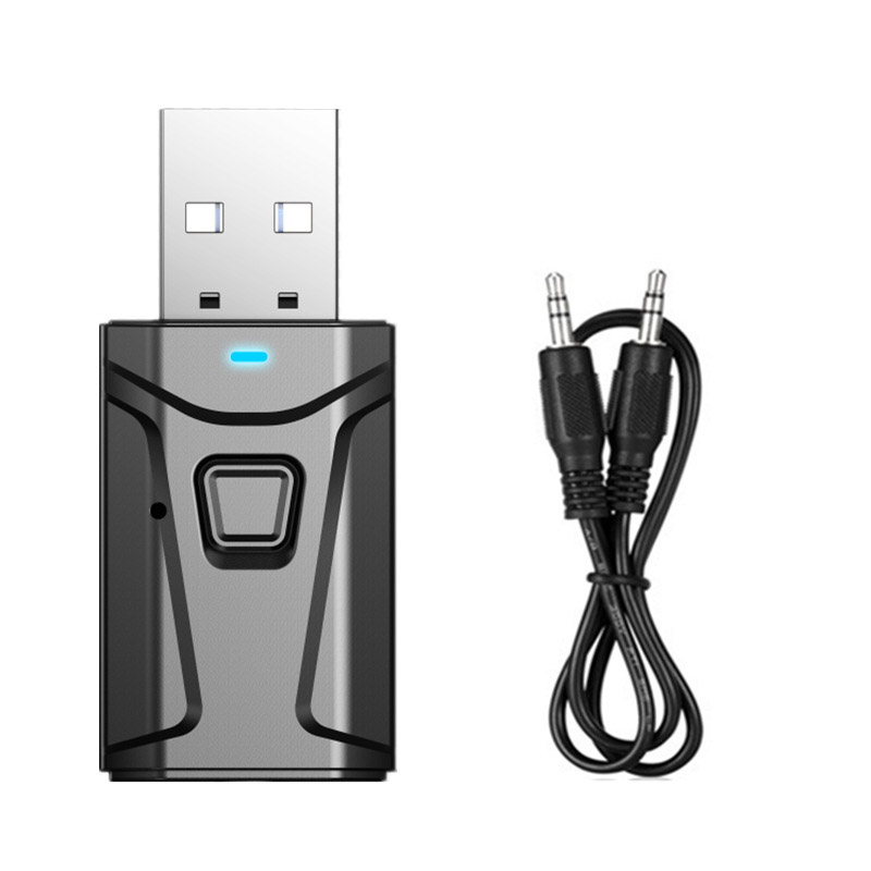 T18 USB BT 5,0 адаптер передатчик приемник Aux аудио адаптер для ТВ/ПК/автомобиля