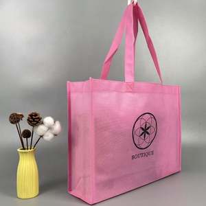 Qualité supérieure Pas Cher Eco Guangzhou Sac À Provisions Pressage À Chaud Non Tissé Shopping Réutilisable Sac D'épicerie Oreiller Avec Logo Personnalisé - Product Image 2