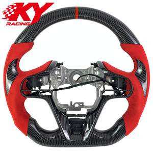 Accesorios Interiores para Automóviles, Volante Deportivo de Cuero y Fibra de Carbono, Compatible con Lexus LC500 LC500h Coupé 2016-2026 - Product Image 1