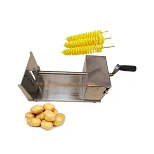 Hot Sale Manual Tornado Potato Machine Potato Chips Rotary Slicer Machine