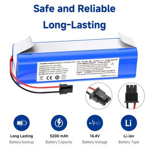 Rechargeable <b>Robot</b> <b>Vacuum</b> Cleaner Lithium Ion Batteries Pack 14.4V 5200mAh for Eufy RoboVac X8 RoboVac X8 T226X PA61 - Product Image 2