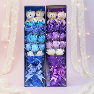 AM-SPA11 <span class=keywords><strong>Regalo</strong></span> Creativo <span class=keywords><strong>per</strong></span> <span class=keywords><strong>San</strong></span> <span class=keywords><strong>Valentino</strong></span>, Bouquet di 11 Rose di Sapone in Confezione <span class=keywords><strong>Regalo</strong></span> <span class=keywords><strong>per</strong></span> <span class=keywords><strong>Fidanzato</strong></span>, Fidanzata, Moglie, <span class=keywords><strong>Regalo</strong></span> di Compleanno - Product Image 6