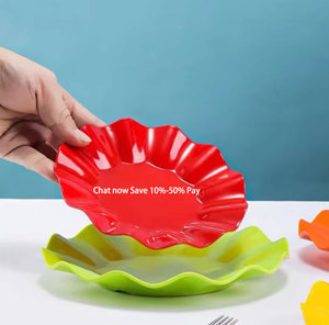 Bol à fruits en plastique léger HCMA, coloré et émaillé, pour articles ménagers portables et réutilisables, avec fonction pratique - Product Image 5