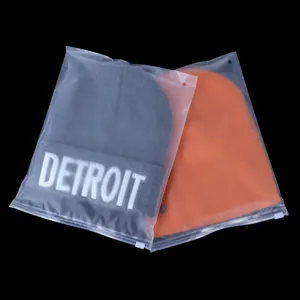 Wins Flying Customized Slider sac ziplock T-shirt vêtements emballage en plastique sac à fermeture éclair