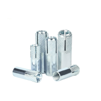 Boulon d'ancrage à enfoncer OEM en acier au carbone zingué de haute qualité M8 M10 M12 M16 M20 Jaune/Argent