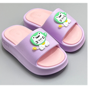 Chanclas de suela gruesa antideslizantes a la moda para damas jóvenes, nuevas zapatillas cómodas transpirables, gran oferta para hoteles de Primavera/Verano - Product Image 1