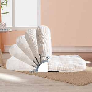 SUREWALHOME Folding <strong>Floor</strong> <strong>Chair</strong> <strong>with</strong> <strong>Back</strong> <strong>Support</strong> Adjustable Gaming <strong>Floor</strong> Meditation <strong>Chair</strong> <strong>with</strong> Tufted Cushion for Reading - Product Image 3