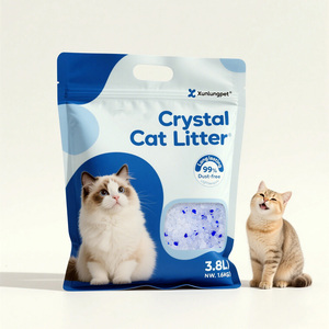 공장 직판 도매 1-8mm 1.6kg 애완용품 최저가 냄새 제거 간편한 스쿱 고양이 모래 - Product Image 1
