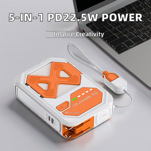 Pd22.5w כוח בנק מגנטי 3 ב 1 תחנת טעינה אלחוטית <span class=keywords><strong>10000mah</strong></span> דק מפואר בנק כוח עם פלט 20w פלט לטלפון - Product Image 3