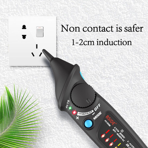 Testeur d'induction intelligent pour la réparation des points de rupture de circuit, la reconnaissance des fils neutres et sous tension, et les tests de vérification électrique - Product Image 2