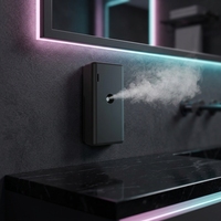 Diffuseur d'air ultrasonique portable en vente directe d'usine, couleur noir et blanc, machine à parfum pour hôtel, maison, extérieur, sans bruit