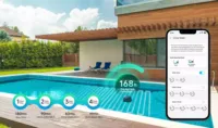 Robot de piscine sans fil haut de gamme WYBOT C2 Vision, avec fonction de grimpement mural, batterie lithium longue durée, navigation par vision IA et stationnement automatique