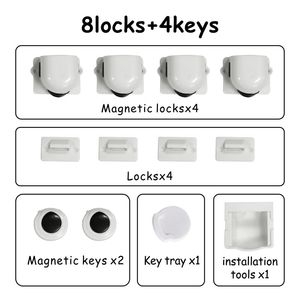 Cierres Magnéticos de Seguridad para Gabinetes y Cajones Prodigy - Protección Infantil Adhesiva a Prueba de Niños de Instalación Rápida - Product Image 2
