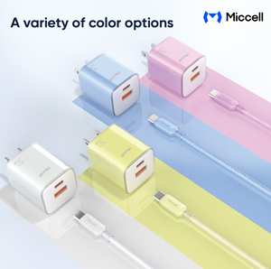 Miccell Loại C 60 watt cáp điện Giao hàng PD sạc nhanh dữ liệu Loại C Cáp Nylon bện Tipo C dữ liệu Di động Cáp cho iPhone - Product Image 4