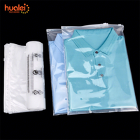 Sacs refermables en PVC/PE givré avec impression en gravure pour vêtements, t-shirts, chaussettes - Emballage recyclable