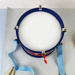 Tambour à main indien de 8 pouces, réglable, pour performance, petit tambour de guerre, tambour de marche - Product Image 3