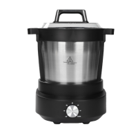 Blender Dapur Heavy Duty 6L Stainless Steel Multifungsi Rendah Kebisingan Pemanas Pembuat Fufu Banku Penggiling Adonan 800W