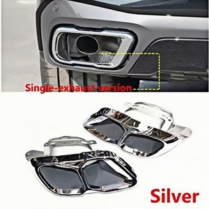 غي-BMW X5 G05 X6 G06 X7 G07 <span class=keywords><strong>M</strong></span> الرياضة العادم التحديثية التيتانيوم الأسود M60i مربع طرف كاتم الصوت فوهة - Product Image 4