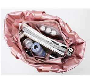 महिलाओं के बैग फैशनेबल Duffle खेल बैग अनुकूलित कंधे बड़ा आकस्मिक ढोना बैग Weekender बैग महिला यात्रा - Product Image 6