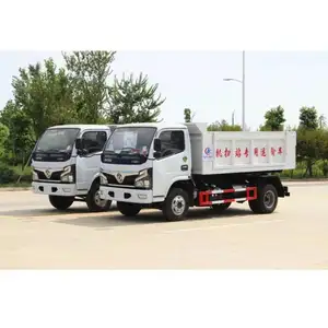 Dongfeng 7.4T 4X2 caminhão de lixo auto-destruído vende vários caminhões de lixo personalizados lá