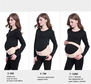 Cinturón de maternidad 3 en 1, bandas para el vientre, soporte para el embarazo, cuidado <span class=keywords><strong>prenatal</strong></span>, vendaje atlético, <span class=keywords><strong>faja</strong></span>, fajas de recuperación posparto - Product Image 4