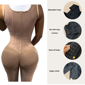 <span class=keywords><strong>Faja</strong></span> Colombiana Moldeadora <span class=keywords><strong>para</strong></span> Mujer, Corsé Reductor con Varillas de Acero, Moldeador de Cintura con Tirantes Ajustables - Product Image 5