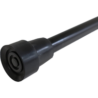 Puntas Antideslizantes de PVC para Muletas 21-22 mm (x4 Unidades) Negras para Muletas y Bastones KMINA K10039