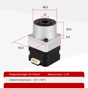 Kaihong tùy chỉnh Nema 17 động cơ bước nema17 Stepper Harmonic Reducer hướng Ổ hộp số với Nema 17 tỷ lệ 30:1 50:1 100:1 - Product Image 2