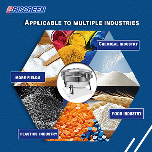 מסננת רוטטת עגולה משנת 2026 לספירה, בעלת עיצוב אטום ובטוח למזון, קלה לניקוי, לסינון אבקת חלב/עמילן. - Product Image 4