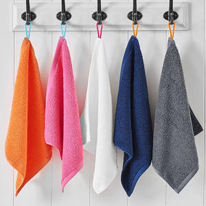 Logo Broderie Personnalisée LOGO Cadeau Coton Barbier Salon De Coiffure Spa Ongles Maternelle Rose Essuie-mains avec Logo Imprimé Personnalisé - Product Image 5