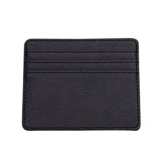 Mens PU Leather Ultra Thin ID Credit Card Wallet Holder Slim Coin Wallet Purse