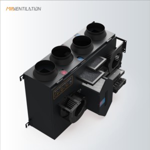 <span class=keywords><strong>VOV</strong></span> Healthy Living Machine d'air frais verticale 250m³/h à flux bidirectionnel HRV avec HEPA H13 et récupération de chaleur MIA-AHE25CGLB - Product Image 5