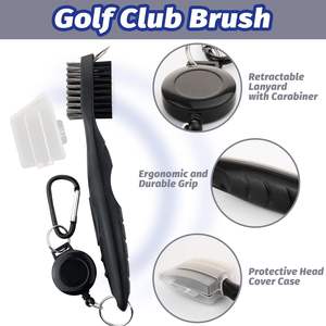 Kit d'accessoires de golf personnalisés : Tees de golf, Serviette de golf, Sac de rangement pour balles de golf, Brosse de nettoyage, Marqueur de balle de golf, Outil de réparation de divots, Compteur de score de golf - Product Image 4
