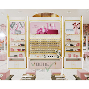 Tienda de cosméticos de madera de lujo personalizada, muebles para el cuidado de la piel, diseño de decoración de interiores, vitrina de maquillaje - Product Image 5