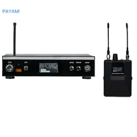 Système de monitoring intra-auriculaire stéréo sans fil 566 - 590 MHz avec connecteur XLR