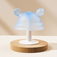 Empêcher la succion des doigts Doux Super Ltra-Light Silicone Champignon Jouets de dentition pour bébés 0-6 mois