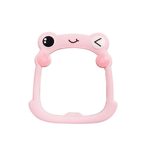 Cartoon Frog <b>Makeup</b> <b>Mirror</b>, Cute and Fun Student Desktop Folding Wall-Mounted Beauty Dressing <b>Mirror</b>, Single-Sided Princess - Product Image 5
