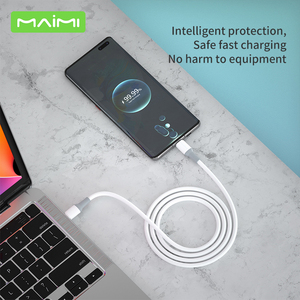 Câble <span class=keywords><strong>de</strong></span> données en silicone premium Maimi, charge rapide 30W, 1M, souple et durable, USB C vers C - Product Image 6