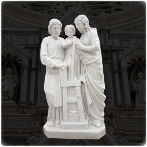Décoration catholique marbre statue de la vierge marie en ventes - Product Image 5