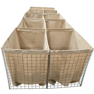 Barrière défensive en gabions soudés à longue durée de vie, revêtue de géotextile, <span class=keywords><strong>mur</strong></span> de sable pour le contrôle des inondations, <span class=keywords><strong>mur</strong></span> de soutènement, système de défense périmétrique - Product Image 3