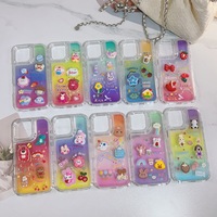 Offre Spéciale 3 en 1 Fundas Fashion Style Cartoon Impression pour les filles Anti-chute Téléphone étui pour Redmi NOTE 14 4G