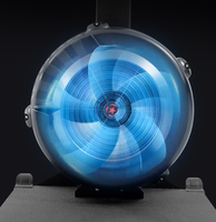 Conre CP06 Appareil de ski à résistance à l'air avec ventilateur, équipement de fitness pour salle de sport, en acier durable, capacité 120 kg, garantie 12 mois