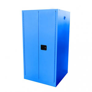 Armario de Seguridad líquida para laboratorio, armario de almacenamiento de líquidos no corrosivos, de 227L/60 galones, 860x860mm x 1650, usado en color azul - Product Image 3