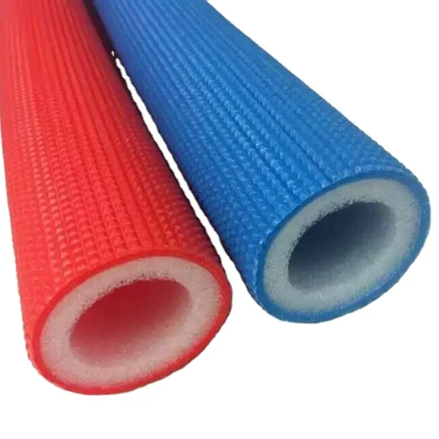 China OEM Fire proof hot water pipe insulation pe foam pipe for heating
