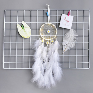 Pendentif attrape-rêves blanc, <span class=keywords><strong>indien</strong></span>, pour dortoir d'étudiant, cadeau d'anniversaire de Noël - Product Image 4