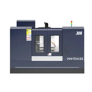 信頼性の高いエンジンモーターベアリングギアボックスポンプPlcコンポーネントを備えた高精度CNC水平ボア穴あけ機